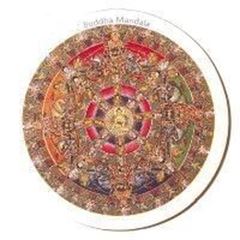 Bild von Magnet Buddha Mandala rund 7,5cm