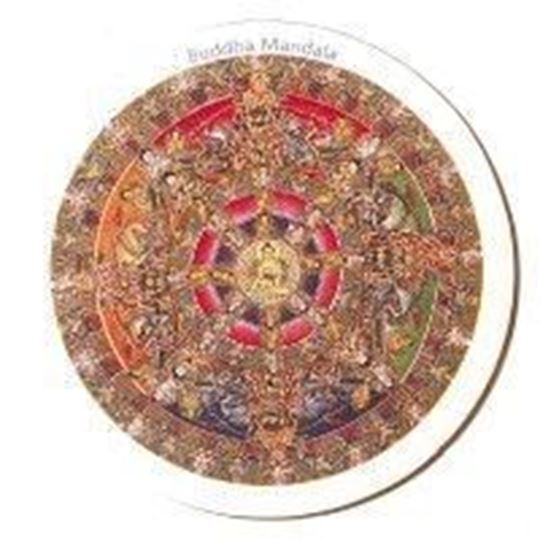 Bild von Magnet Buddha Mandala rund 7,5cm