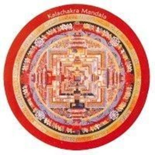 Bild von Magnet Kalachakra Mandala rund 7,5cm