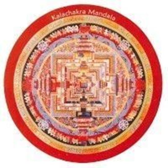 Immagine di Magnet Kalachakra Mandala rund 7,5cm