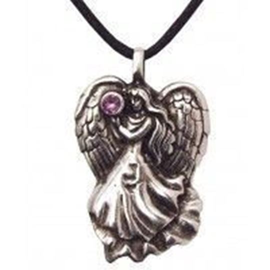 Immagine di Anhänger Angel of Light Zinn 3cm mit Baumwollband