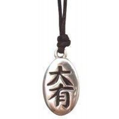 Picture of Anhänger Ta Yu Zinn 3cm mit Baumwollband