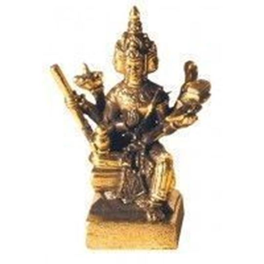 Image sur Brahma sitzend Messing 3cm