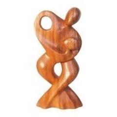 Bild von Tantrische Skulptur dance Holz braun 20cm