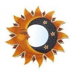 Bild von Spiegel Sonne antik 40cm