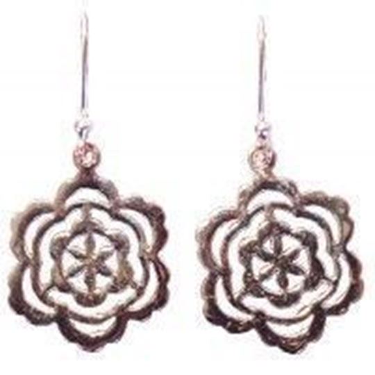 Image sur Ohrhänger Saat des Lebens Silber 925 3.2 g
