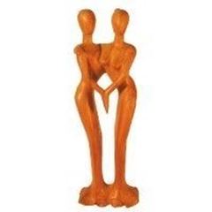 Image de Tantrische Figur dancing Holz natur 30cm