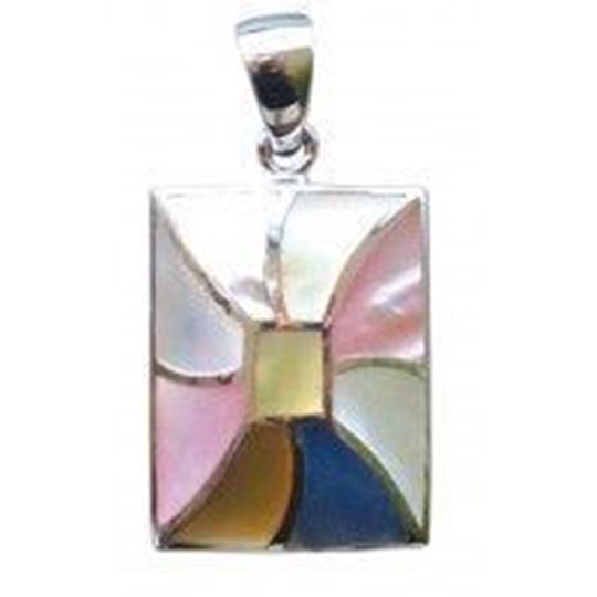 Bild von Anhänger Perlmutt 2,6cm Silber 925