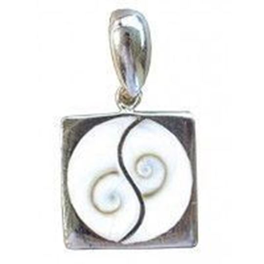 Bild von Anhänger Shivas Auge Yin Yang 2cm