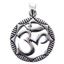 Picture of Anhänger Om im Lotus 2,5cm Silber 925 6,7g