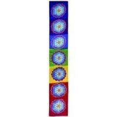 Image de Wandbehang Blume des Lebens Rayon bunt 35x210cm