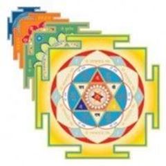 Bild von Yantra Set mit 13 Planeten Yantras je 18cm