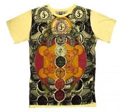 Bild von Herren T-Shirt Chakra Metatron 100% Baumwolle Grösse L