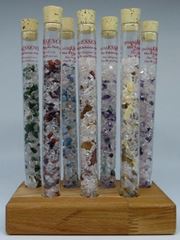 Picture of quintESSENCE Edelsteinwasser-Stab CHAKRA  Set + Ständer