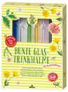 Bild von Blatt & Blüte Bunte Glas-Trinkhalme 6er Set, VE-4