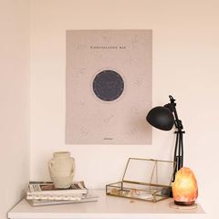 Picture of Miss Wood  Constellation Map - L Neptune - No Frame
