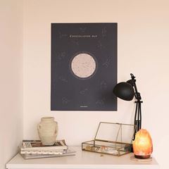 Picture of Miss Wood  Constellation Map - L Moon - No Frame