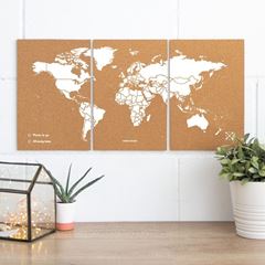 Bild von Miss Wood Puzzle Map M - White