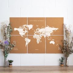 Bild von Miss Wood Puzzle Map XL - White