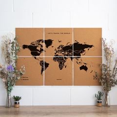 Picture of Miss Wood Puzzle Map XL - Black