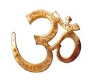 Picture of Om-Wandsymbol, Messing, 17 cm