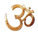 Image sur Om-Wandsymbol, Messing, 17 cm