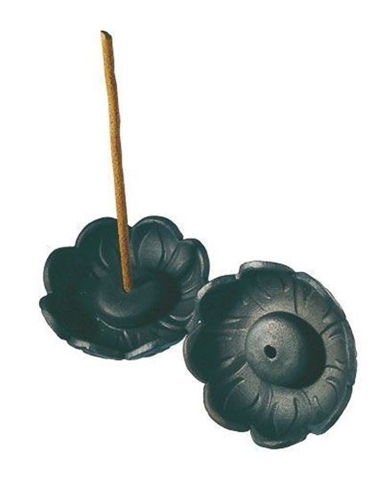 Image sur Lotushalter aus Ton, schwarz