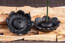 Bild von Lotushalter aus Ton, schwarz