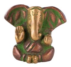 Image de Ganesha aus Messing, 3 cm