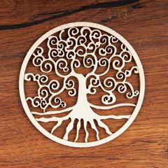 Bild von Lebensbaum aus Holz 8 cm