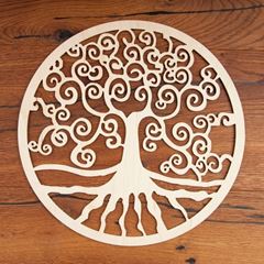 Image de Lebensbaum aus Holz 30 cm