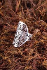 Picture of Blume des Lebens Ring offen