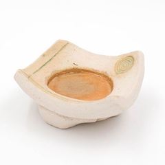 Immagine di Keramikständer Heilkräuterkerze, terracotta Spirale