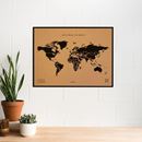 Bild von Woody Map XL - Black - Black Frame