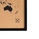 Picture of Woody Map XL - Black - Black Frame