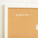 Bild von Woody Map - Europe - XL - White - Frame White