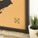 Bild von Woody Map - Europe - XL - Black - Frame Black