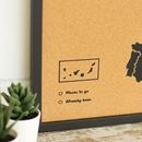 Bild von Woody Map - Europe - XL - Black - Frame Black