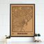 Picture of Woody Map Ciudades - Barcelona - XL- Black - Black Frame