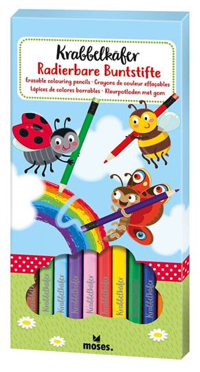 Image sur Krabbelkäfer Radierbare Buntstifte, VE-6