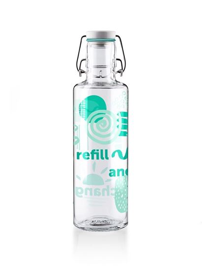 Image sur Trinkflasche refill and create change 0.6l von soulbottles