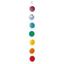 Image de Muschelmobile regenbogenfarben 50cm
