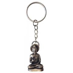 Image de Schlüsselanhänger Buddha Messing 8 cm