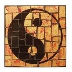 Immagine di Untersetzer Yin Yang Glasmosaik 9x9cm