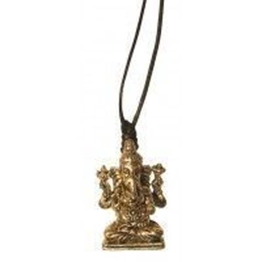 Image sur Halskette Ganesha Messing 3cm