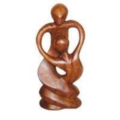 Image de Tantrische Skulptur Swing Holz braun 20 cm