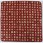 Image de Kissenbezug Kalligraphie Baumwolle rot 40x40cm