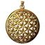 Image de Anhänger Blume des Lebens Bronze 4,5cm