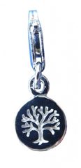 Image de Anhänger Karabiner Baum des Lebens 0.7 cm Silber 925