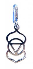 Image de Anhänger Karabiner Ajna Chakra 1,4cm Silber 925